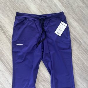 Skechers New Grape Large Tall Scrub Pants NEW WITH TAGS